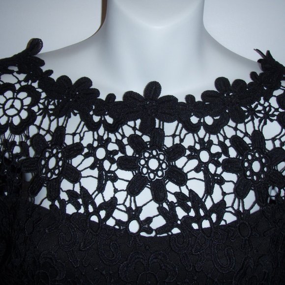 NWT Bebe Little Black Dress Party Evening Occasion, Size 6 - Picture 3 of 9